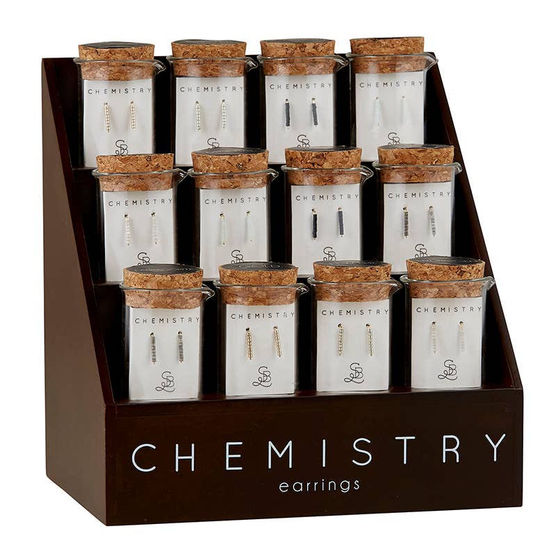 Chemistry Earrings - Filled Display (24 pieces)