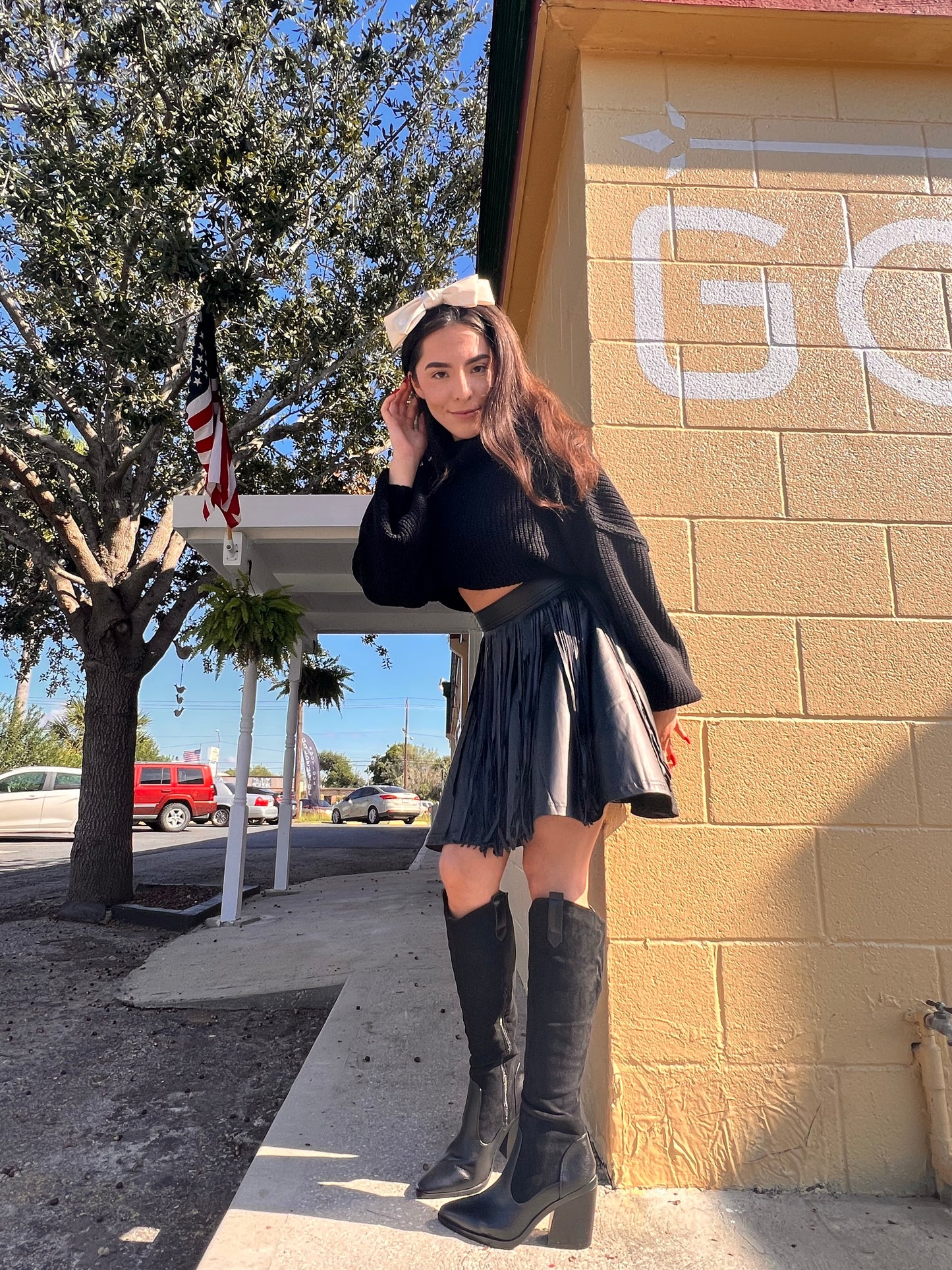 Miranda Vegan Leather Skirt