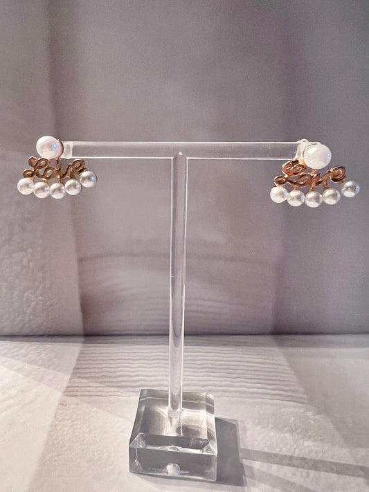 Love Pearl Set Earrings