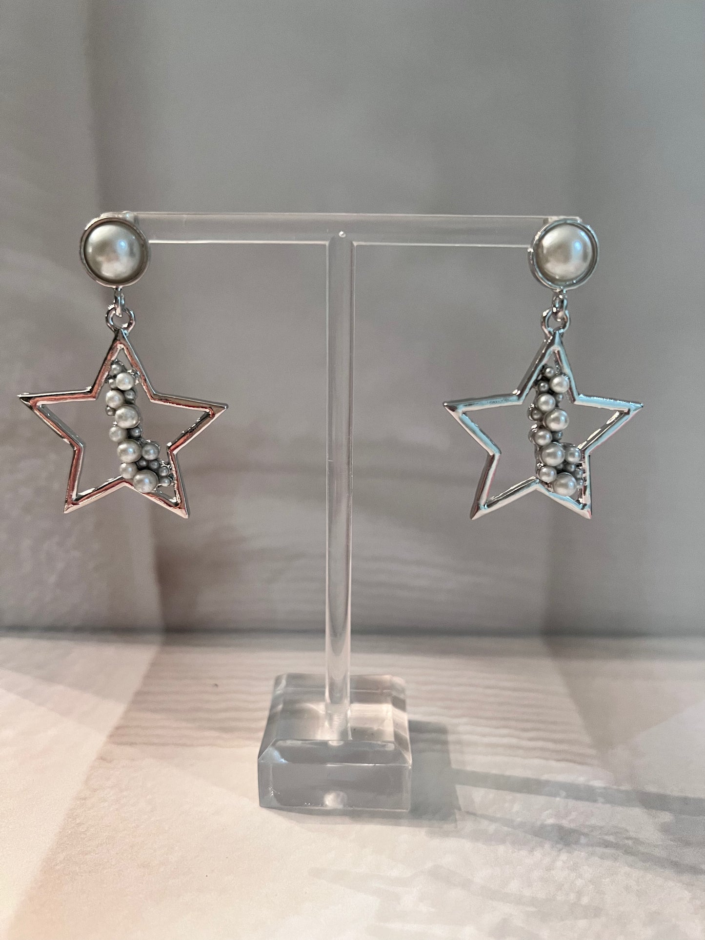 Star Pearl Earrings