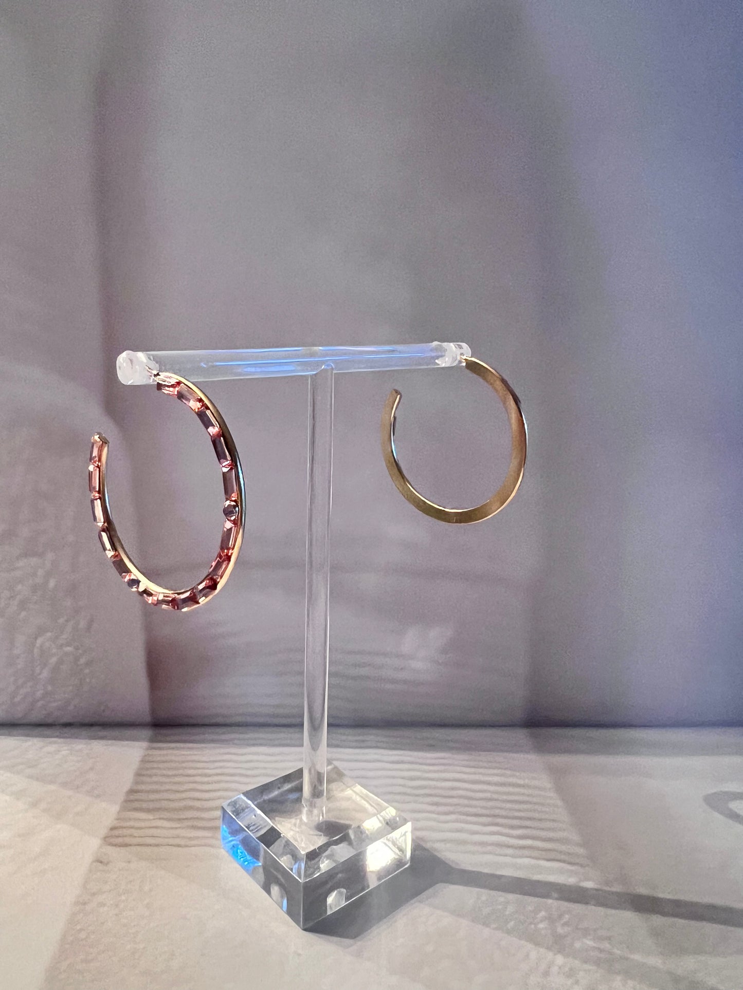 Light Pink Earring Hoops