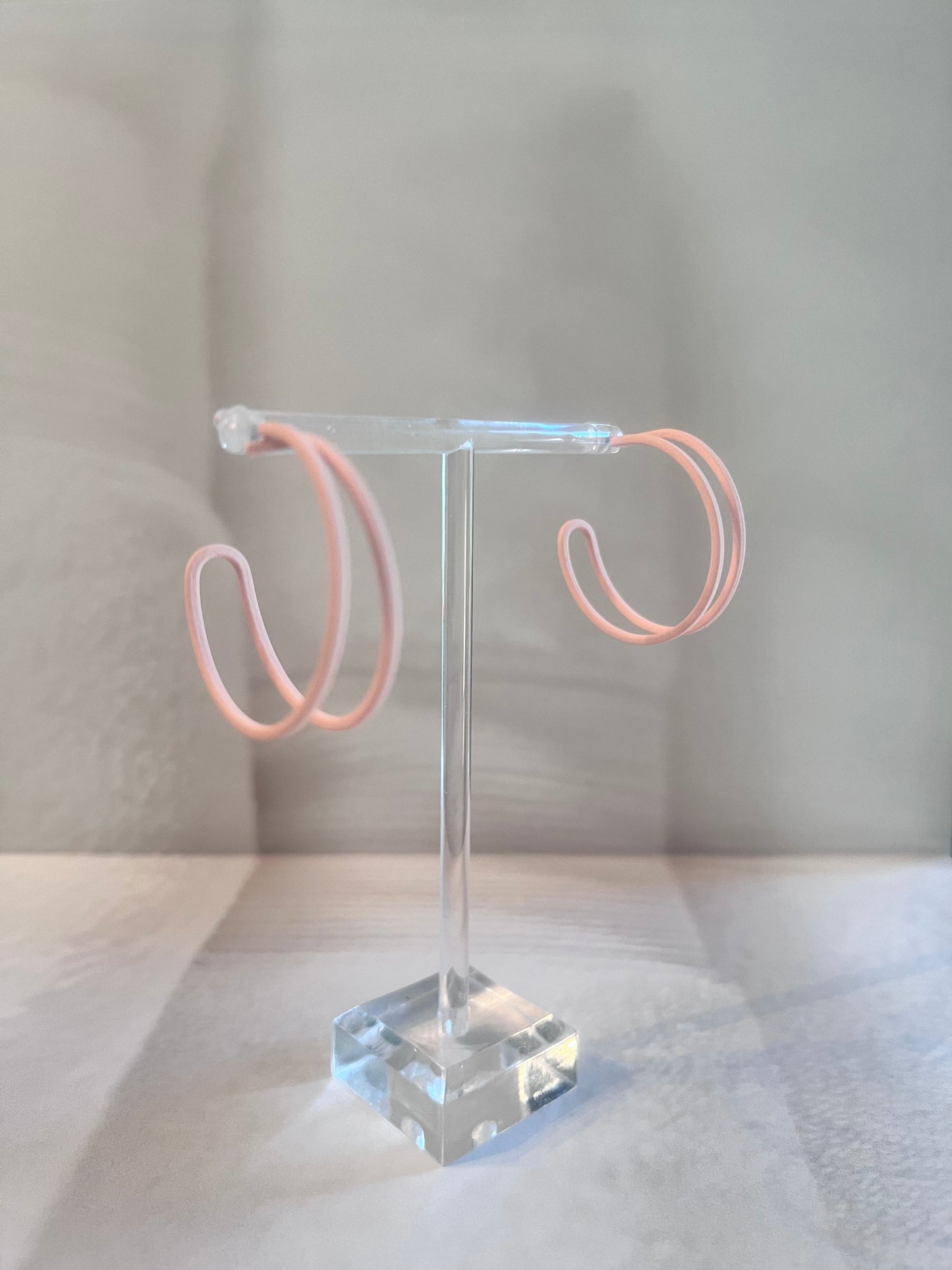 Double Hoops Matte Earrings