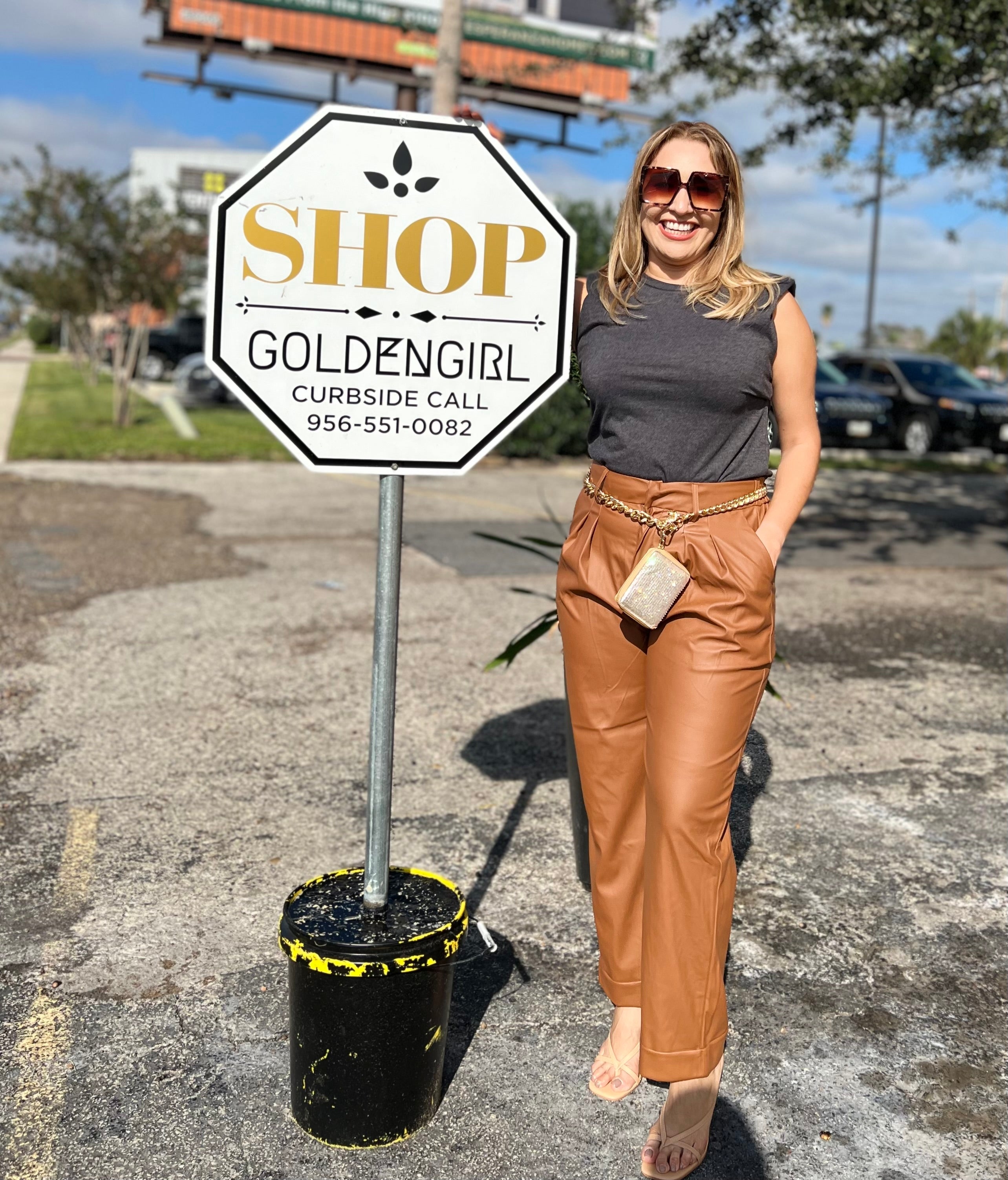 Kat Vegan Leather Pants