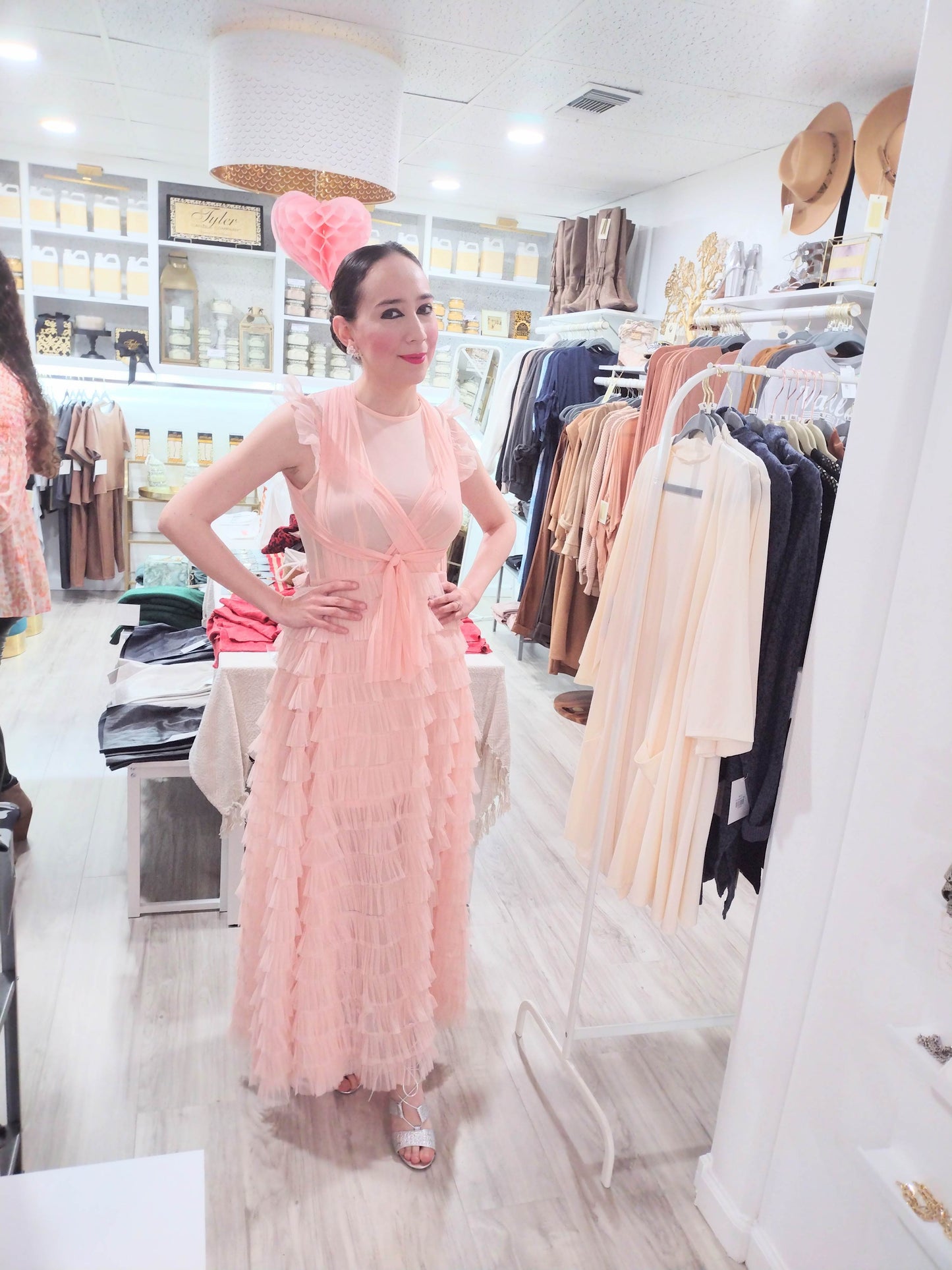 Katia Pink Ruffle Dress