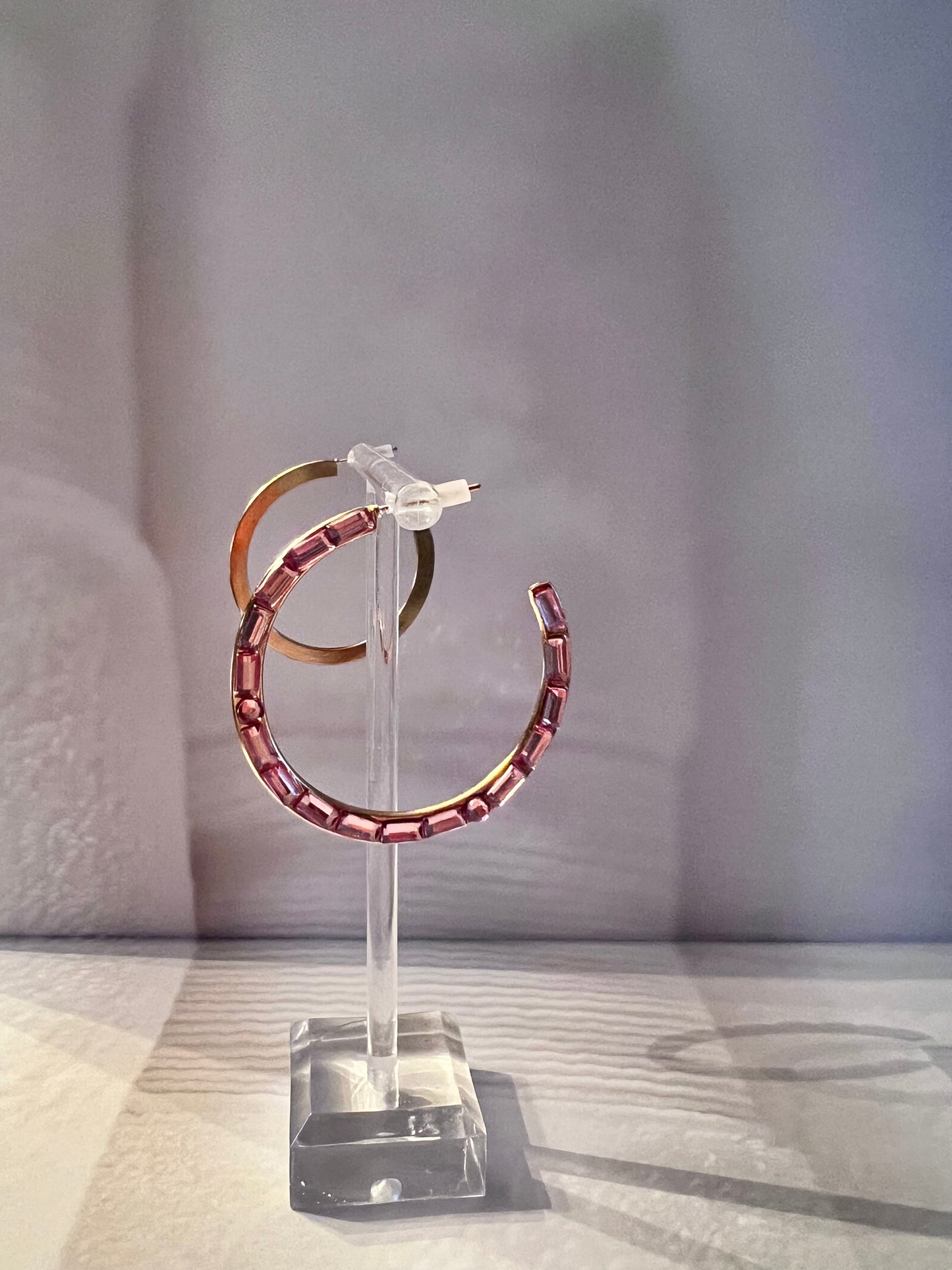 Light Pink Earring Hoops